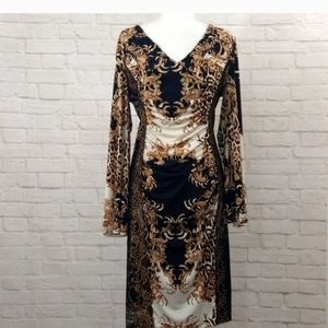 venus dress large rouching sexy trendy playful slimming